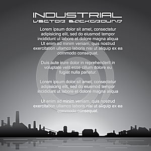Industrial Background Vector Image