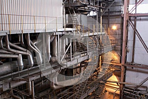 Industrial Boiler and Piping