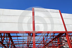 Industrial building construction steel structure