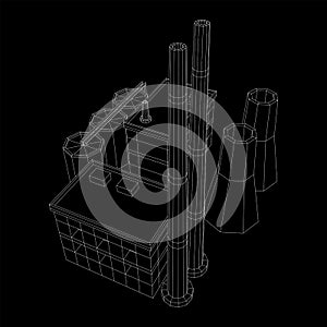 Industrial building factorie facilitie power plant