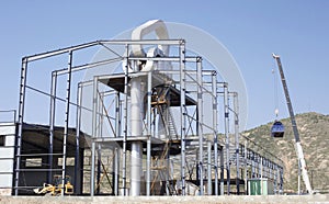 An industrial building place