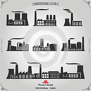 Industrial buildings, nuclear plants and factories