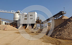 Industrial cement plant