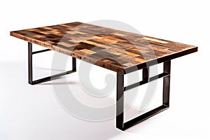 Industrial Chic Dining Table: Reclaimed Wood and Metal for Urban Elegance