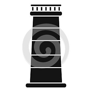 Industrial chimney icon simple vector. Smoke brick