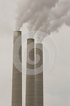 Industrial chimneys in the Arizona