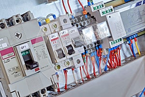 Industrial circuit breakers, intermediate relays and surge protector