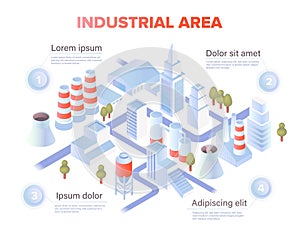 Industrial city area