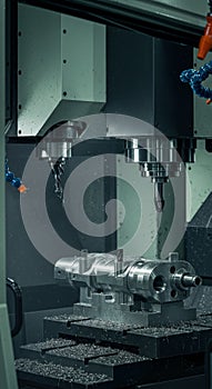 Industrial CNC Machining Process Metal Part Fabrication