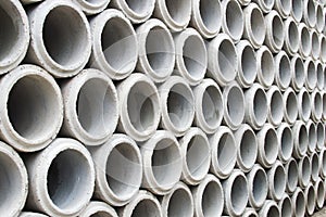 Industrial concrete pipe for building construction