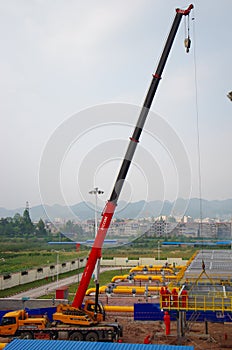 Industrial construction site