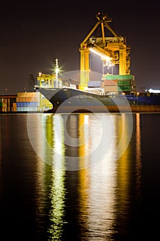 Industrial Container Cargo Ship
