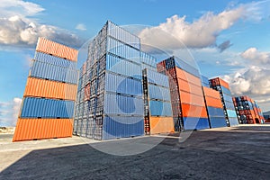 Industrial Container yard for Logistic Import Export