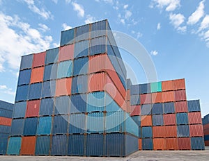 Industrial container yard for logistic import export business