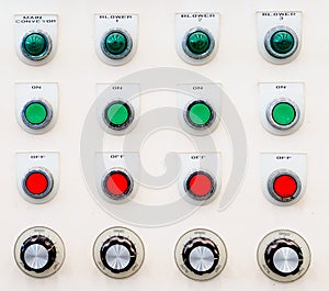 Industrial control panel button