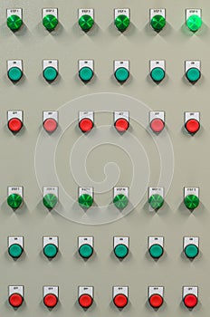 The industrial control panel to manage the plant.