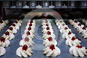 Industrial conveyor for making pastry