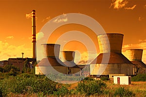 Industrial cooling towers