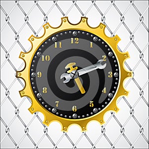 Industrial design clock