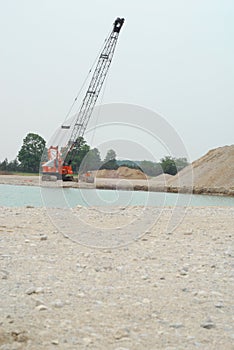 Industrial dragline