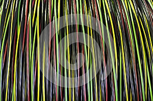 Industrial electric cable, background.