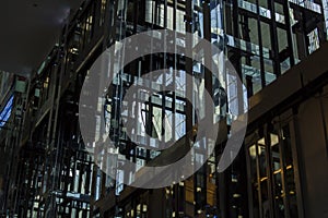 Industrial Elevators going up and down