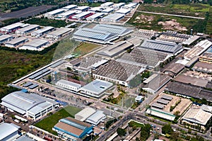 Industrial estate factories warehouse and storage facilities