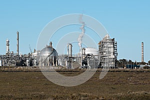 Industrial facilities of the Argentine petrochemical industry,