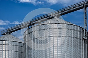 Industrial facilities of feed and flour mills photo