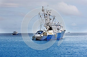 Industrial fishing vessel photo