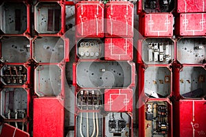 Industrial Fuse Cabinet close up