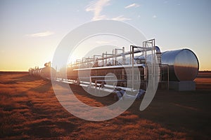 Industrial Gas Pipeline Surge