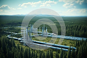 Industrial Gas Pipeline Surge