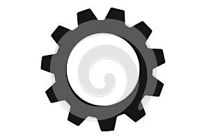 Industrial gear wheel icon