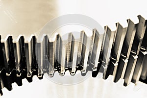 Industrial gears background