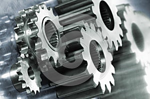 Industrial gears in dual color