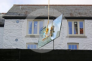 Industrial Glass Sheet being lifted