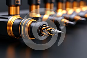 Industrial Grade Carbide Drills and Cutters for Precision Metalworking and Manufacturing on White Background