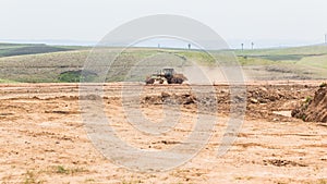 Industrial Grader Machine Earthworks Property Development