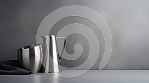 industrial gray metal background