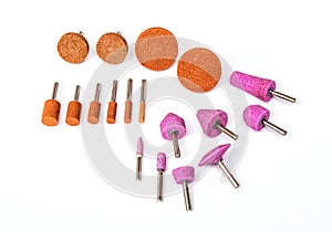 Industrial grinding and polishing drill bits