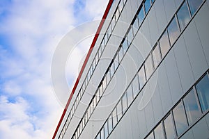 Industrial Hall with Sky