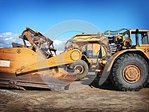 Industrial heavy equipment machinery tractor