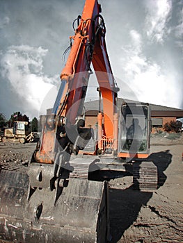 Industrial heavy equipment machinery tractor