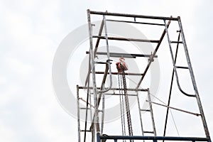 Industrial hook hanging