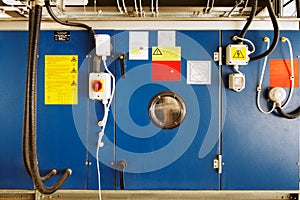 Industrial installation for converting solar energy into electrical energy photo