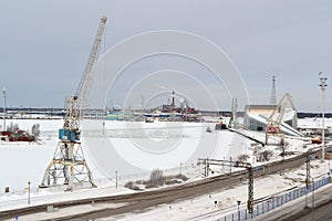 Industrial landscape in Kotka