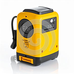 Industrial Laser Measuring Device Isolated on White