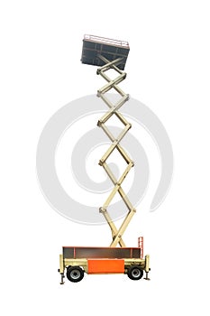 Industrial lifter isolated on white background