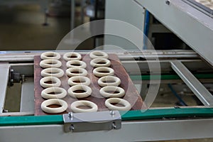 Industrial line for the production of cookies